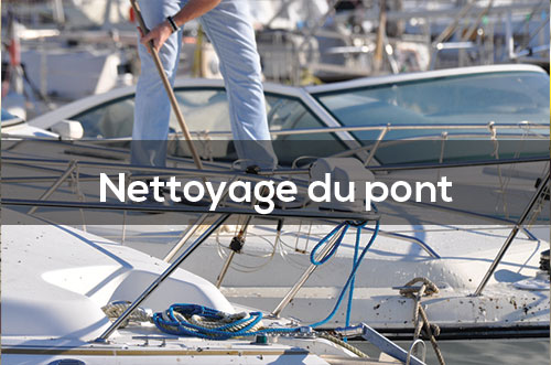 Nettoyage du pont